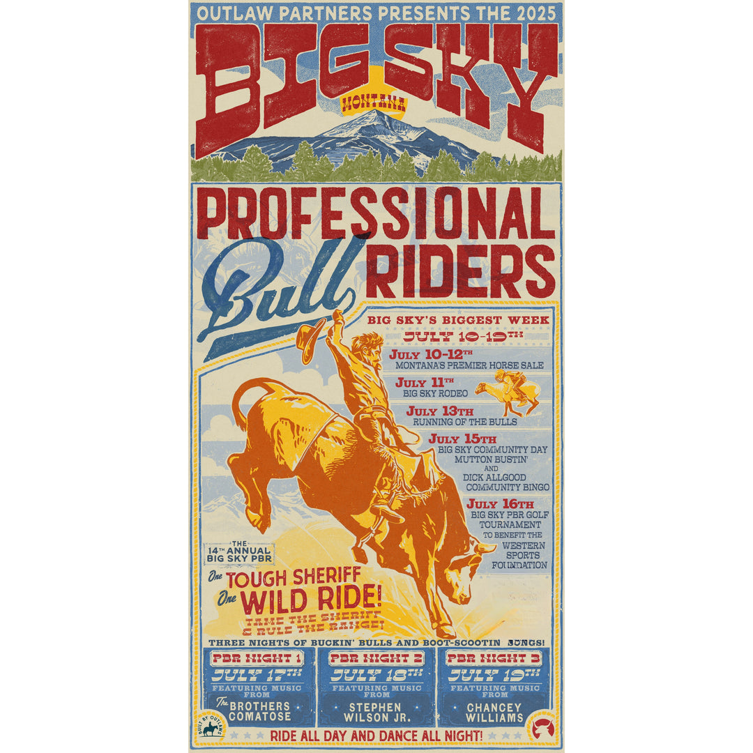 2025 Big Sky PBR Poster - 11X Event of the Year