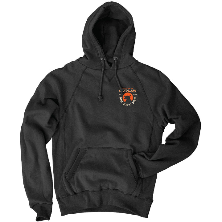 Big Sky PBR Live as an Outlaw Hoodie