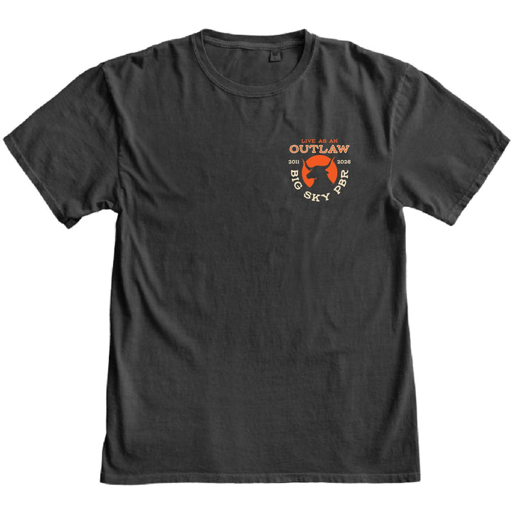 Big Sky PBR Live as an Outlaw T-Shirt