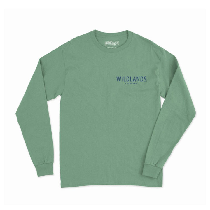 Wildlands Festival 2023 Light Green Lineup Long Sleeve