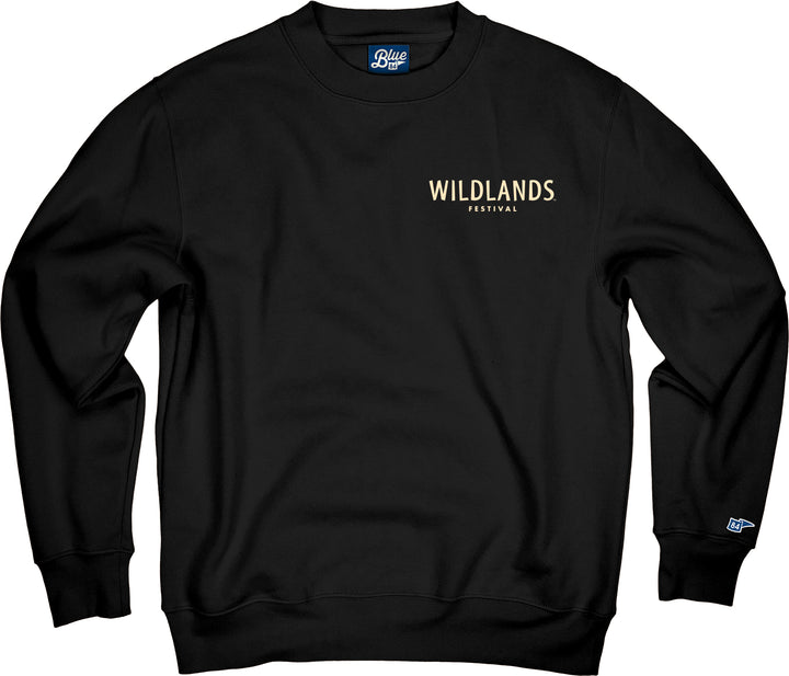 Unisex Black Lineup Crewneck