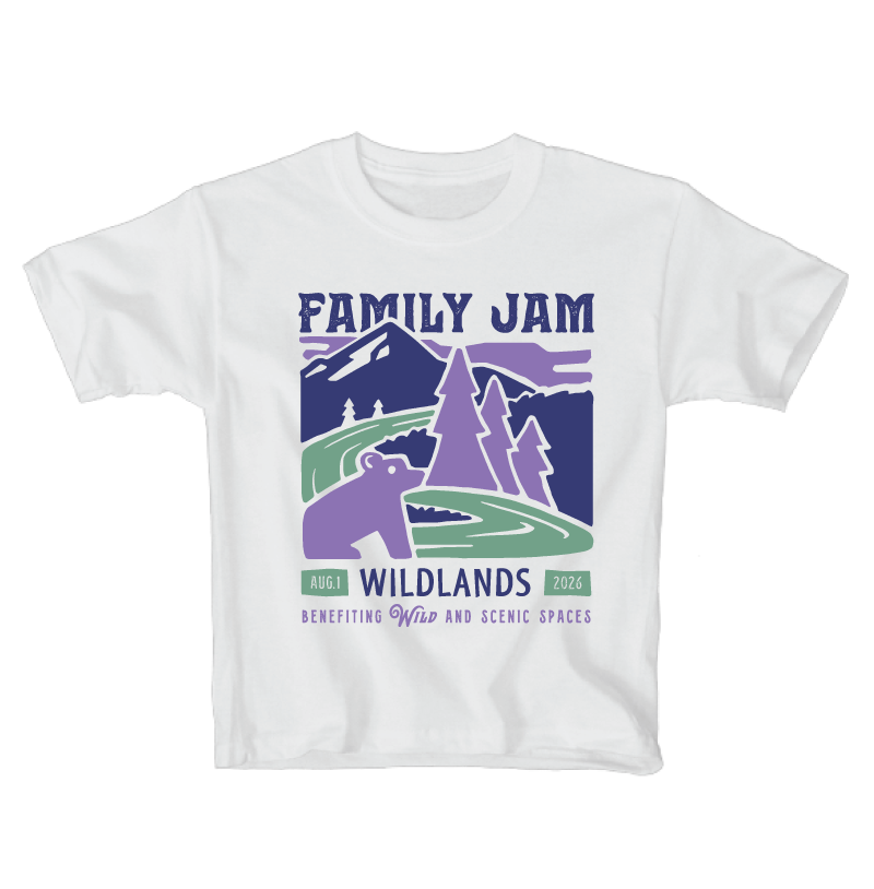Wildlands 2026 Family Jam Kids Tshirt