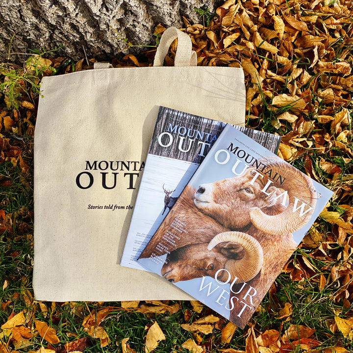 Mountain Outlaw Canvas Tote
