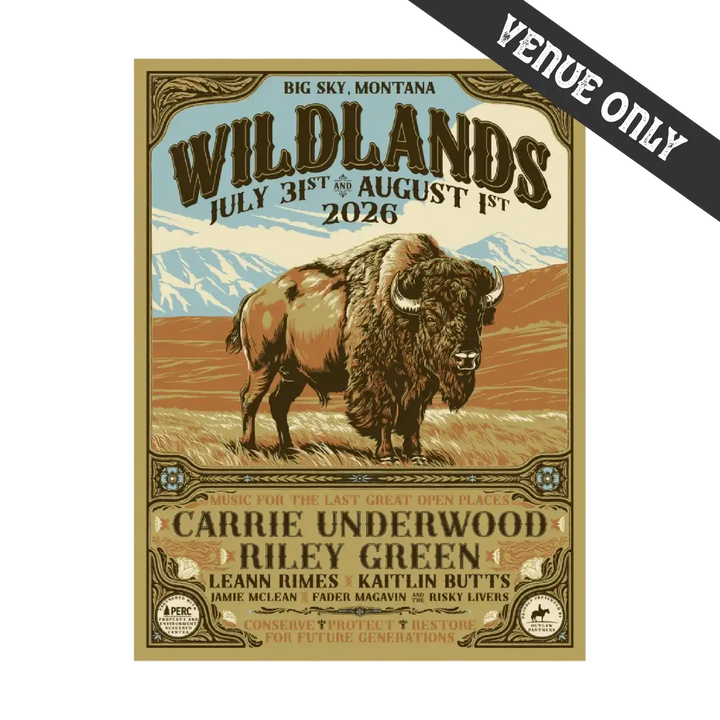 Wildlands 2026 Artist Lineup Poster - AVAILABLE AT VENUE ONLY